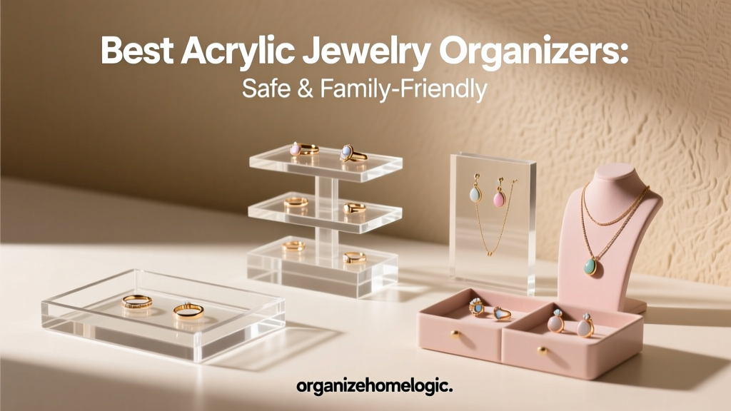 Best Acrylic Jewelry Organizers: Safe & Family-Friendly