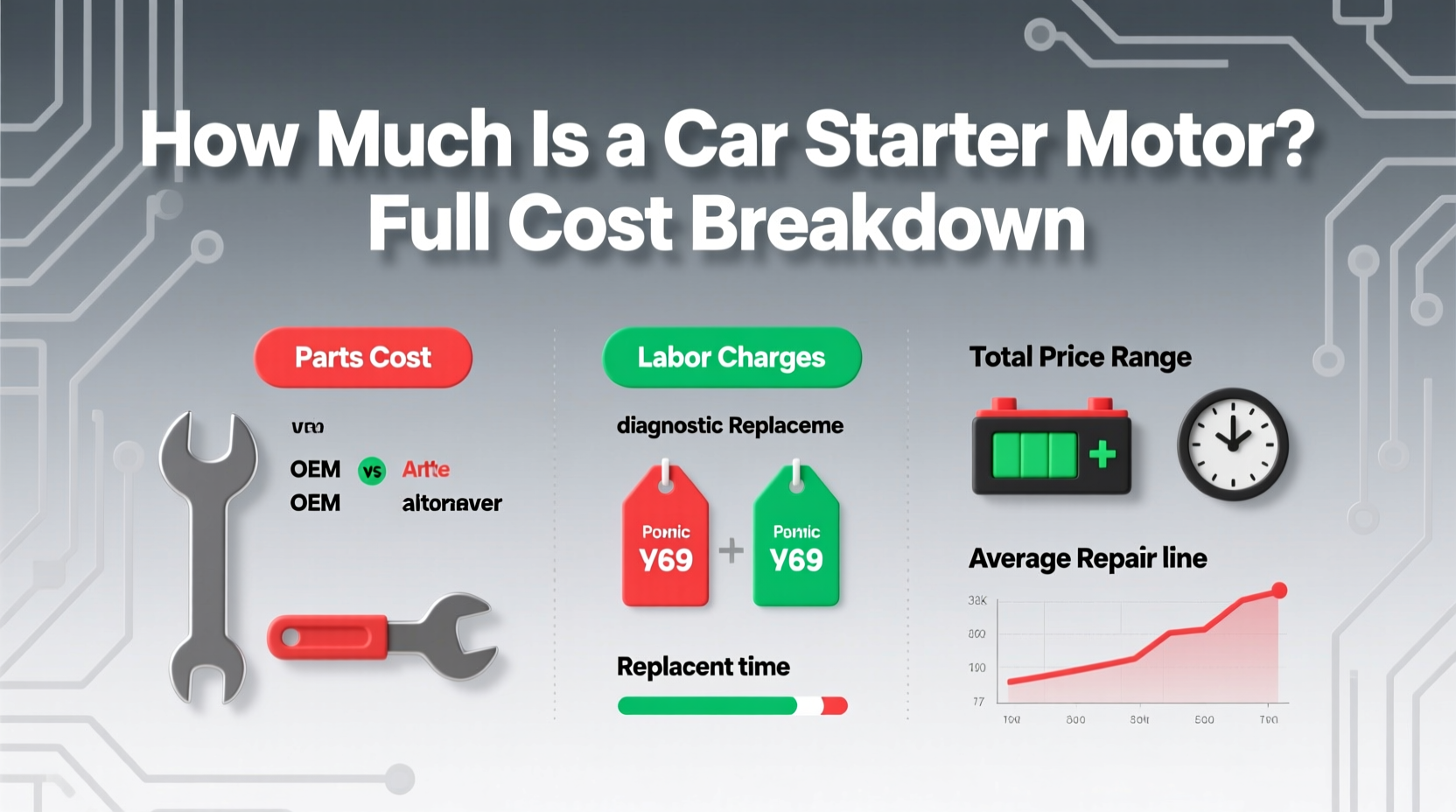how much is a car starter motor