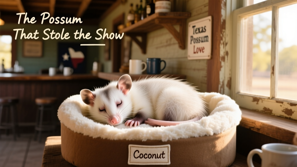 Coconut curled up comfortably in a cozy nesting box lined with soft fleece, eyes half-closed in contented rest