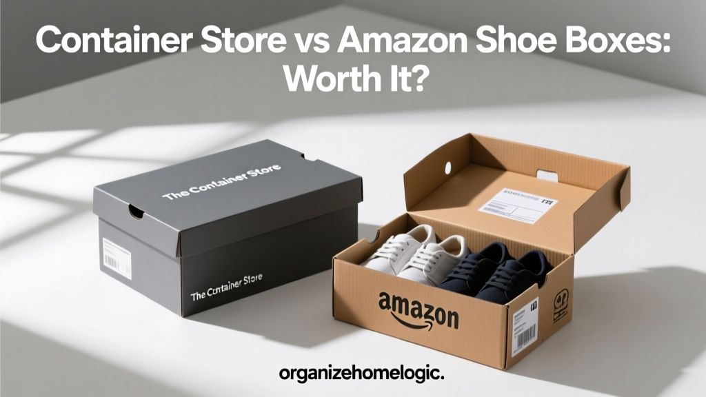 Container Store vs Amazon Shoe Boxes: Worth It?