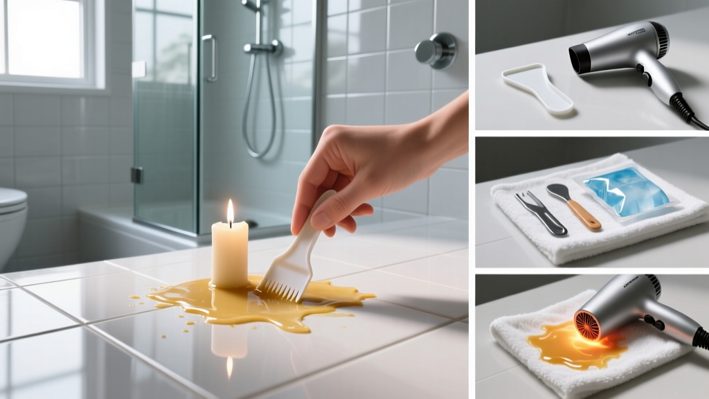 Easy & Tested: How to Get Candle Wax Out of Shower