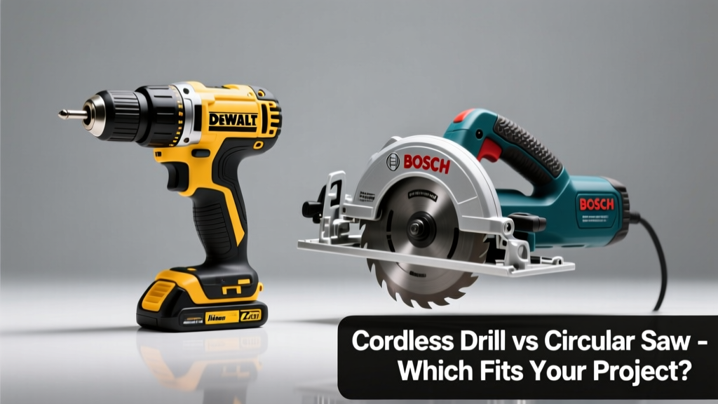 Cordless Drill vs Circular Saw: Which Tool Fits Your Project?