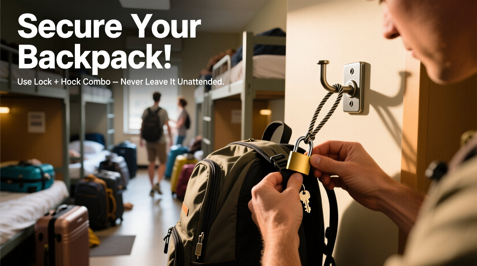 how to secure your backpack in a crowded hostel essential safety tips for solo travelers