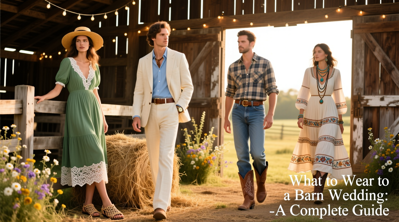 what to wear to a barn wedding