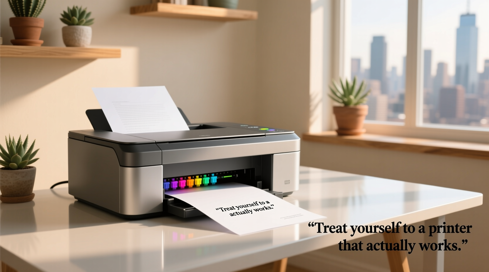 treat yourself to a printer that actually works and mo