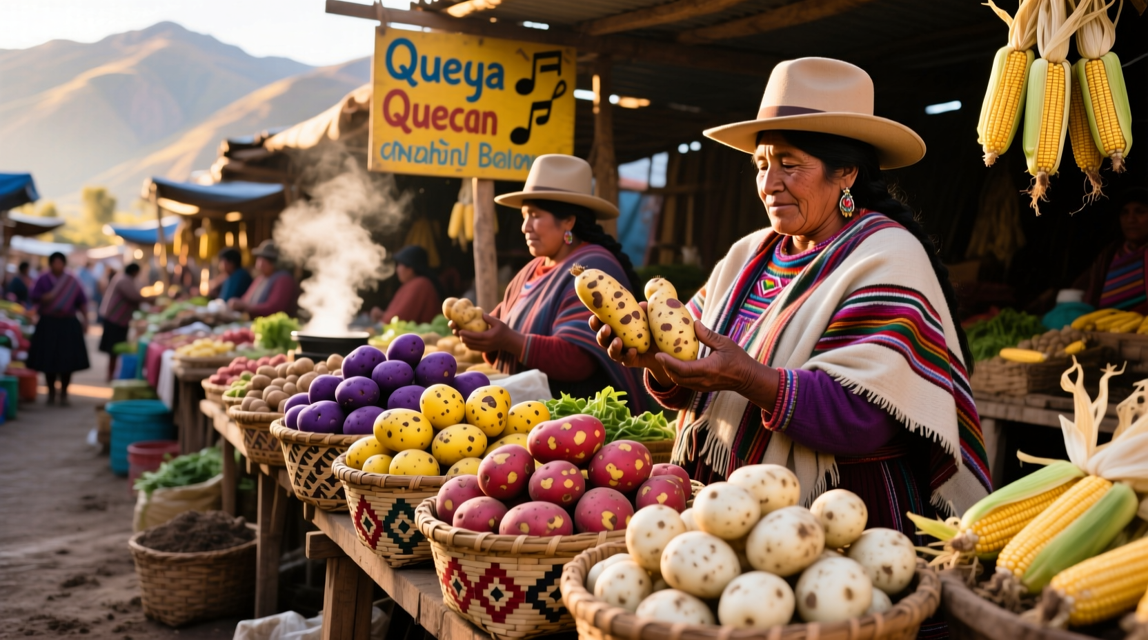 Historical potato varieties in Andean markets