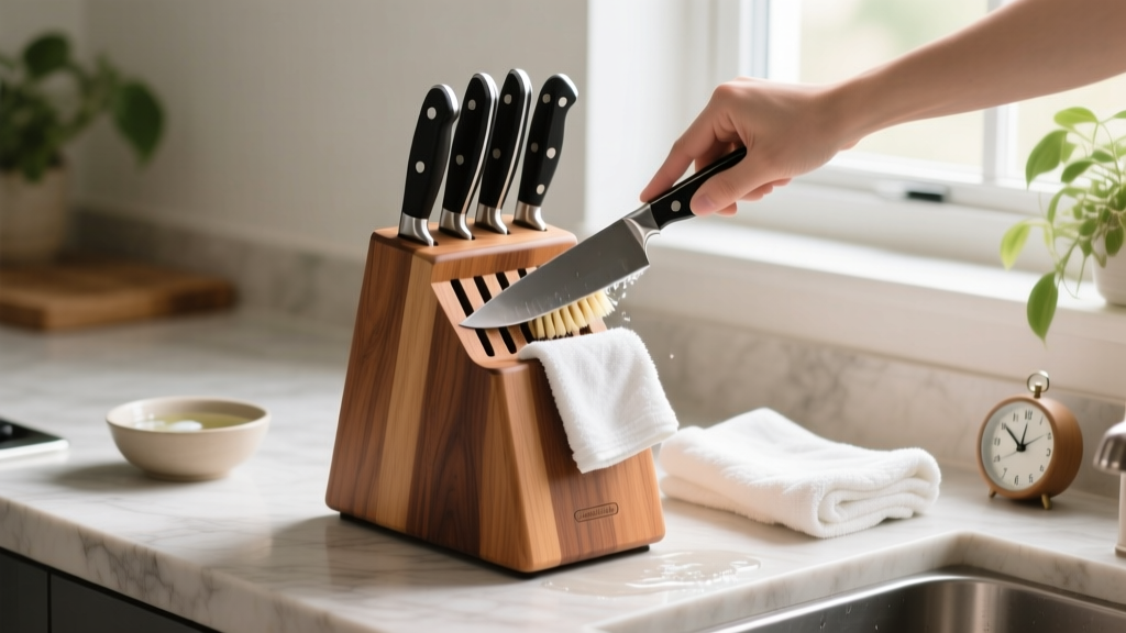 Tested: How to Clean Knife Block Without Chemicals Fast