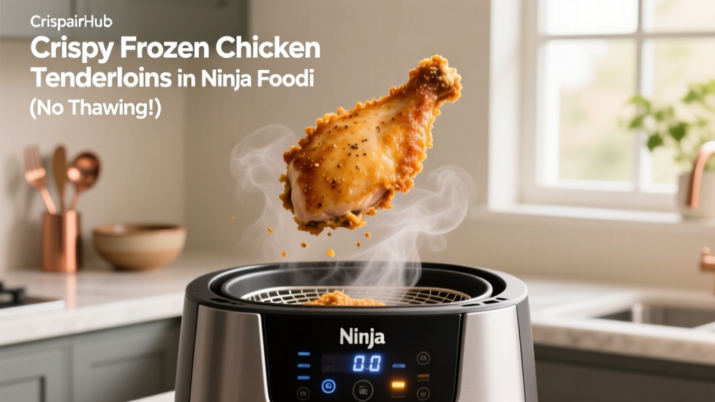 Crispy Frozen Chicken Tenderloins in Ninja Foodi