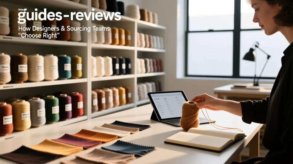 Yarnshop Guide: How Designers & Sourcing Teams Choose Right