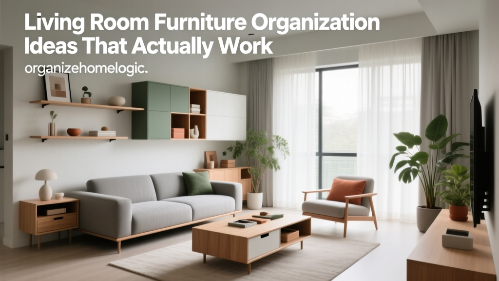 Living Room Furniture Organization Ideas That Actually Work
