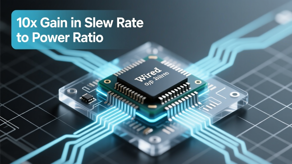 Op Amps Boast 10X Gain In Slew Rate To Power Ratio: A New Benchmark for High-Speed, Low-Power Signal Conditioning