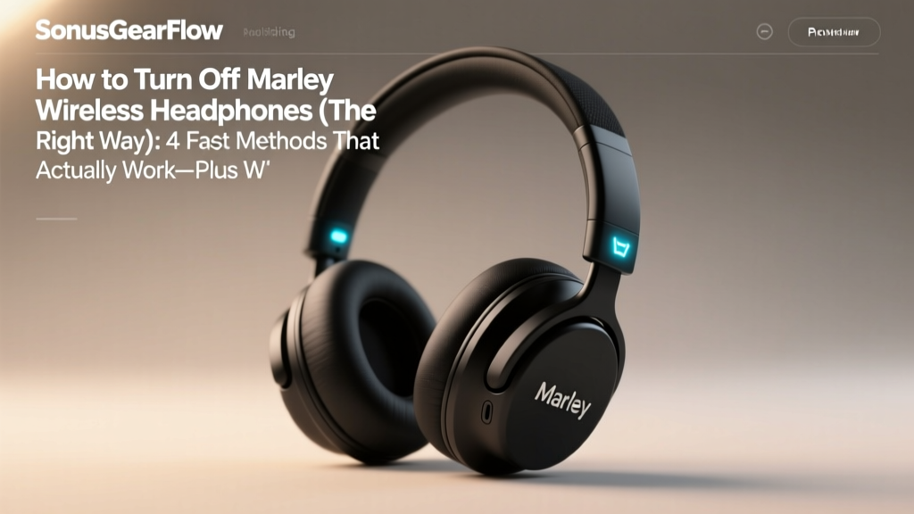 How to Turn Off Marley Wireless Headphones (2026)