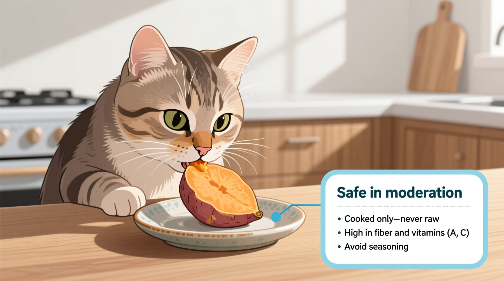 can cats eat sweet potatoes safely