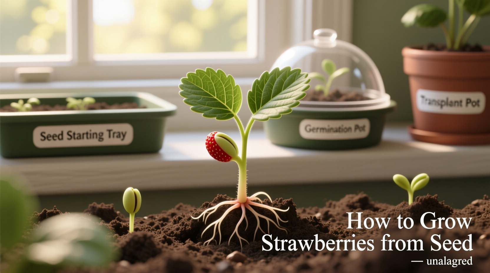 how to grow strawberries from seed