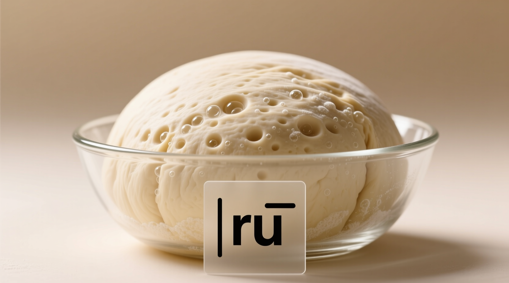 see how much your dough has risen at a glance with a ru