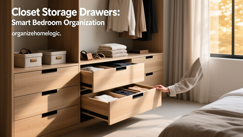 Closet Storage Drawers: Smart Bedroom Organization