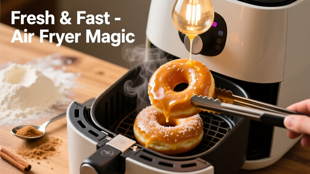 Warm Krispy Kreme Donuts in Air Fryer: Crispy, Fresh & Fast