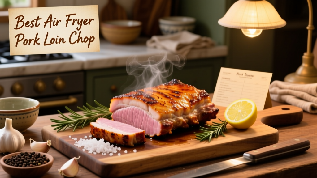 Best Air Fryer Pork Loin Chop Recipe (Crispy & Juicy)