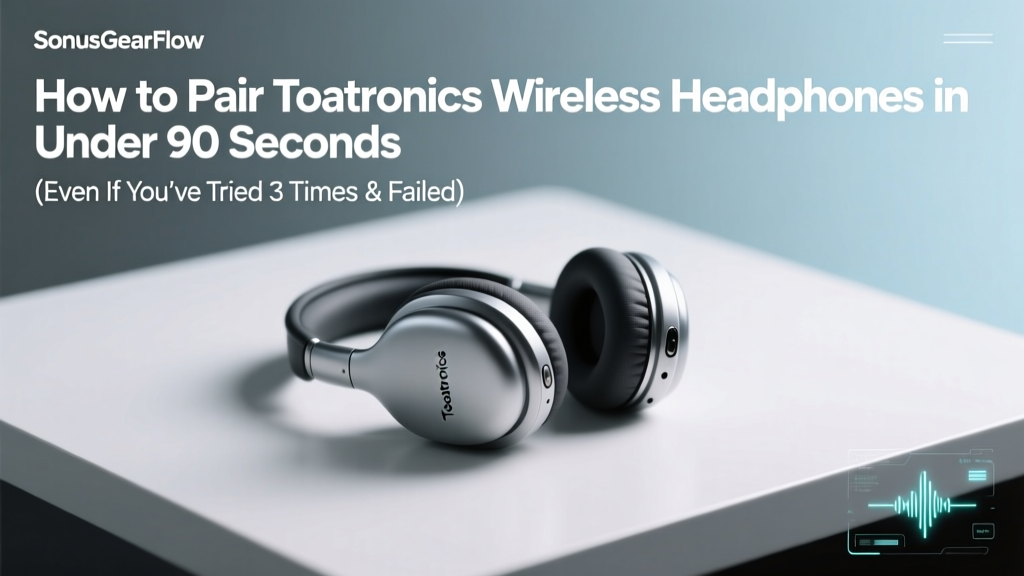 How to Pair Toatronics Wireless Headphones (2026)
