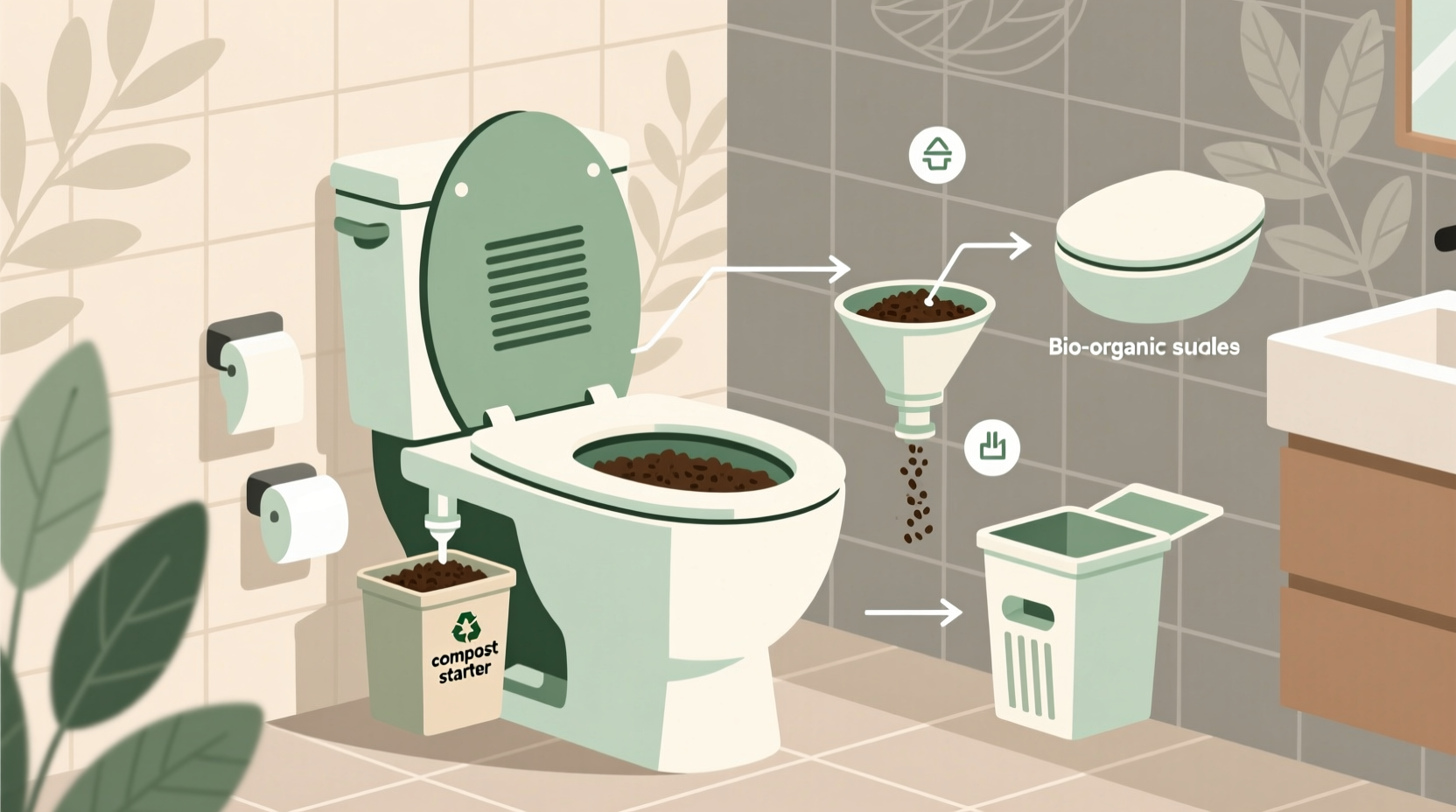 how to use a composting toilet