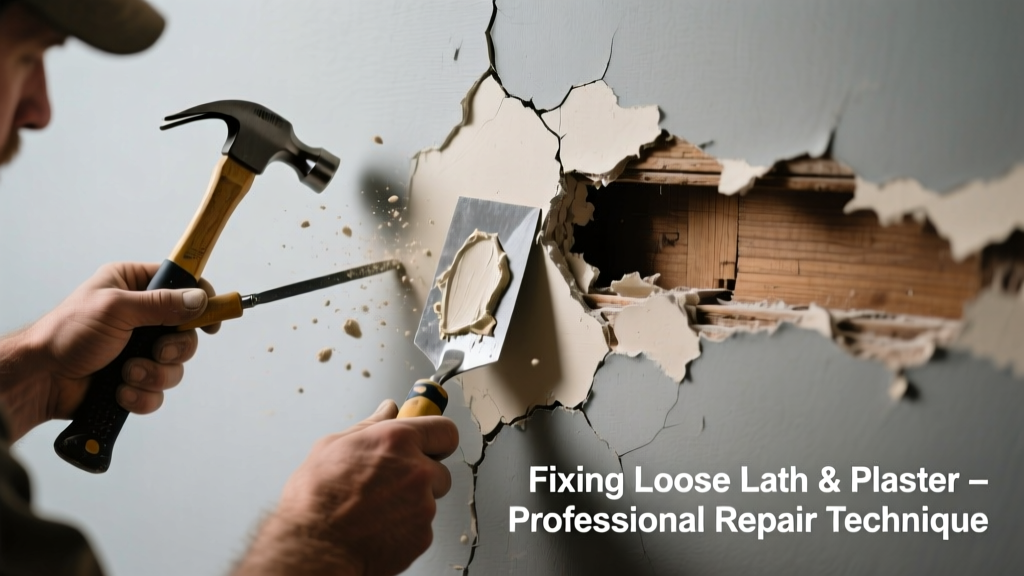 Fixing Loose Lath and Plaster That Makes Noise