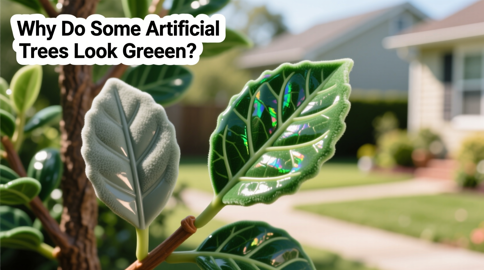 why do some artificial trees feel greener than others material differences