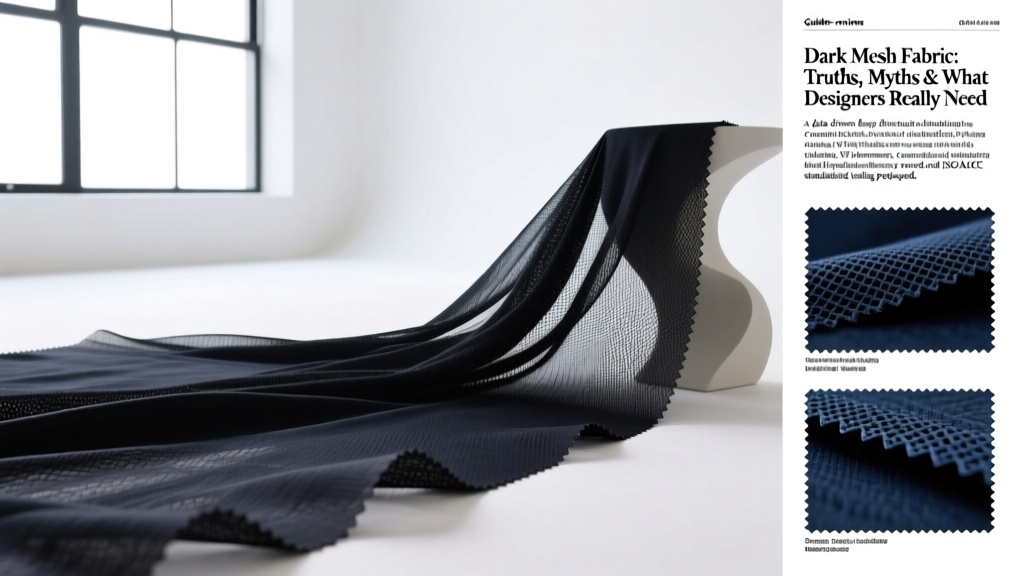 Dark Mesh Fabric: Truths, Myths & What Designers Really Need
