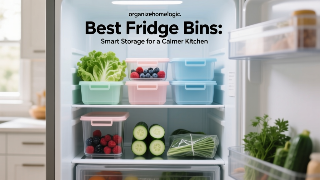 Best Fridge Bins: Smart Storage for a Calmer Kitchen