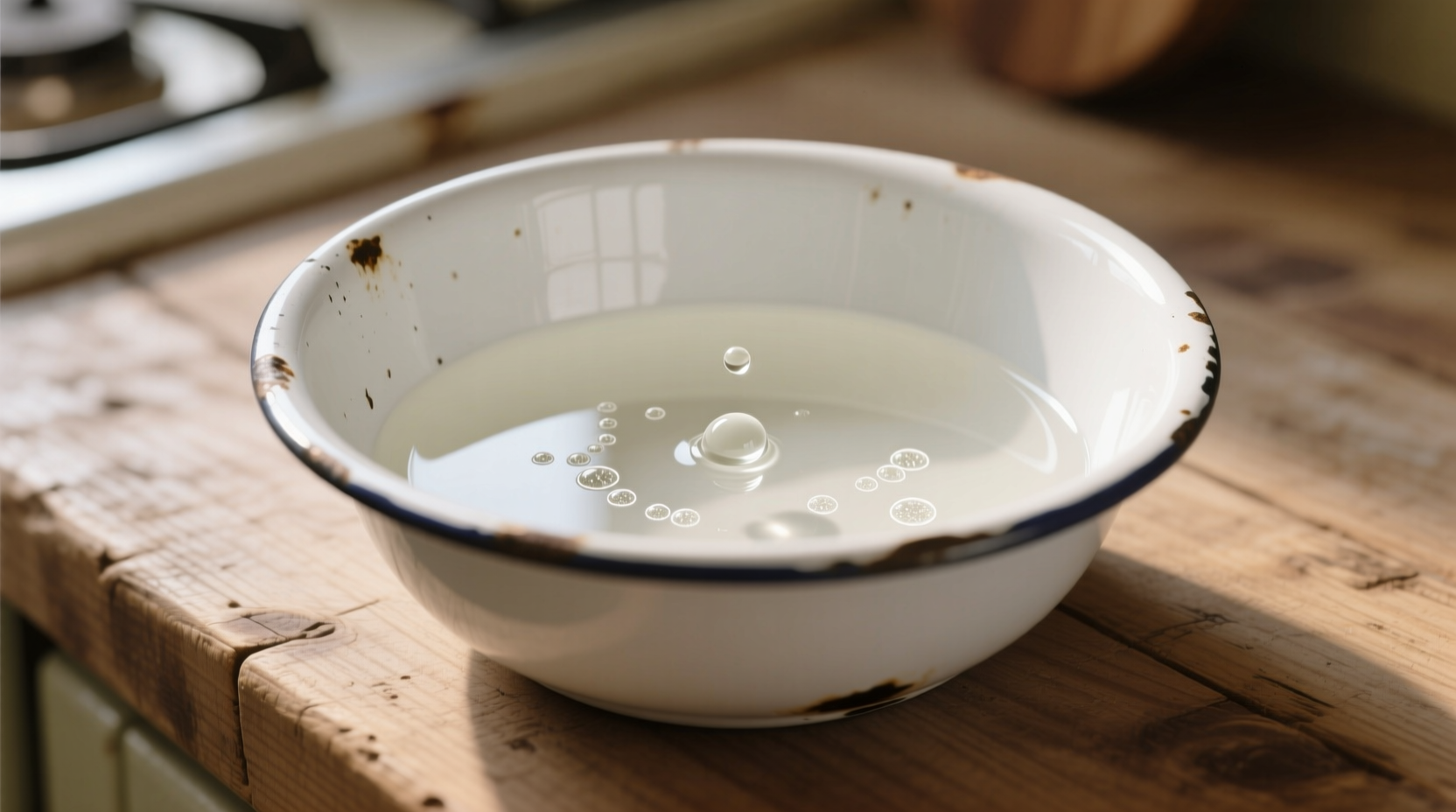 vinegar safe for vintage enamelware