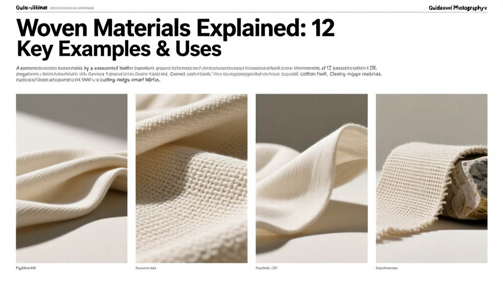 Woven Materials Explained: 12 Key Examples & Uses
