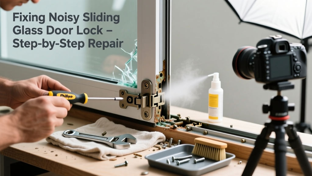 Fixing a Noisy Broken Sliding Glass Door Lock