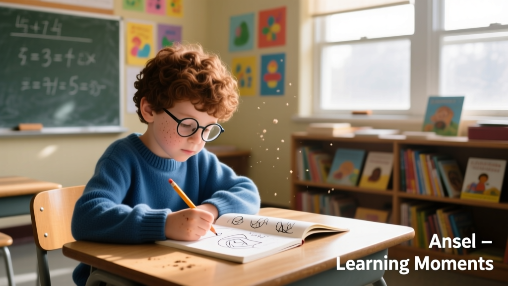 Ansel: A Developmentally Grounded Framework for Early Childhood Literacy and Cognitive Growth
