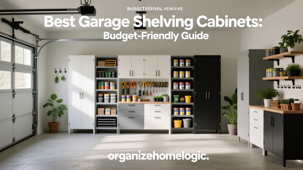 Best Garage Shelving Cabinets: Budget-Friendly Guide