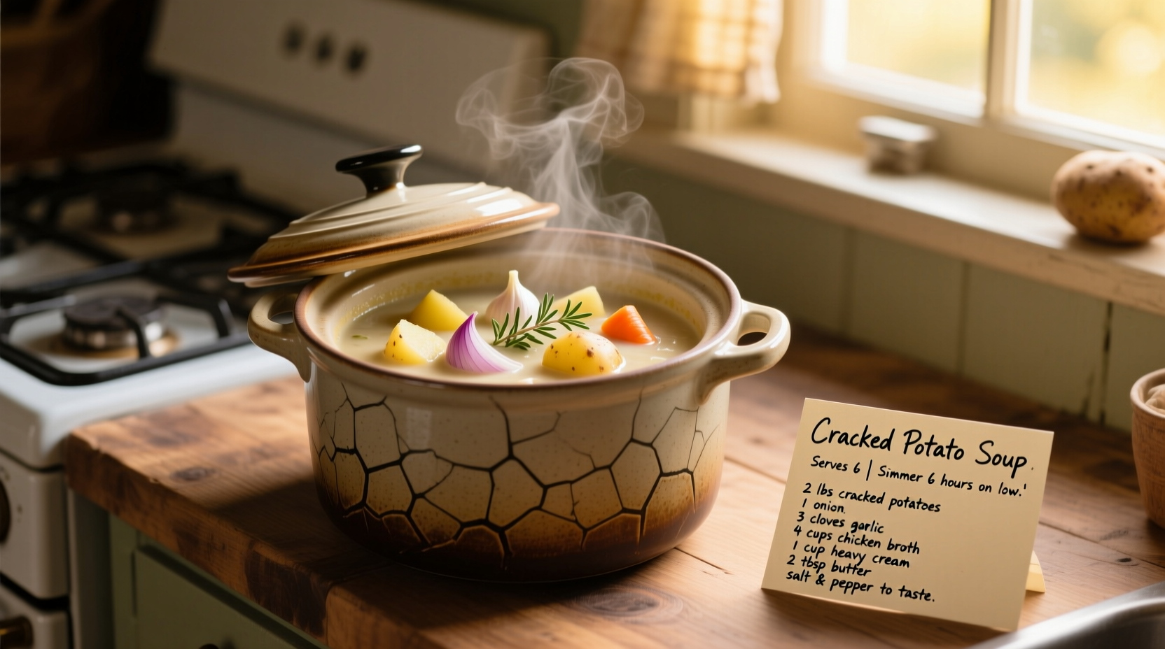 Perfect Crock Pot Crack Potato Soup Recipe in 6 Hours