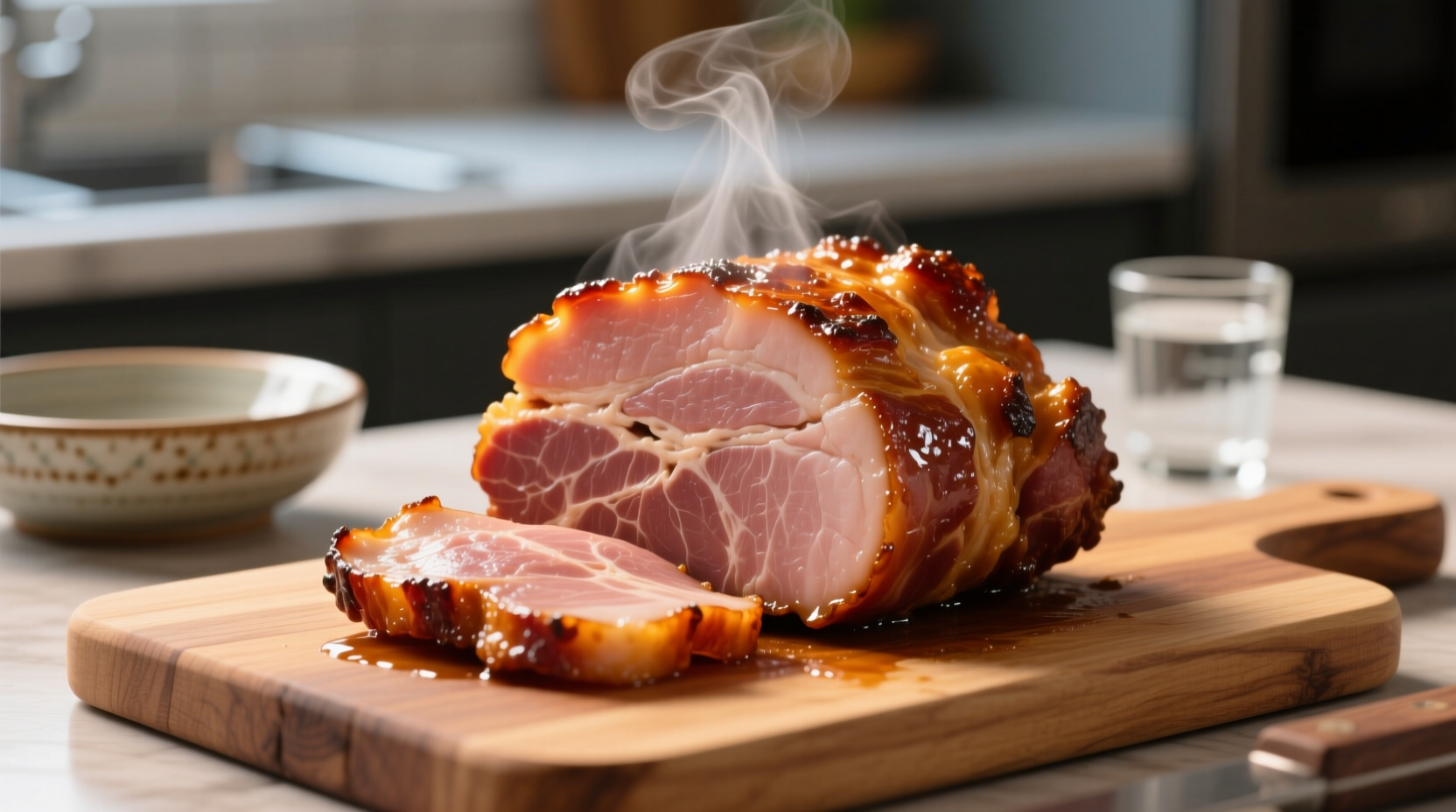 best way to reheat leftover ham