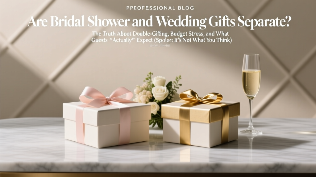 Bridal Shower and Wedding Gifts: Separate? (2026)