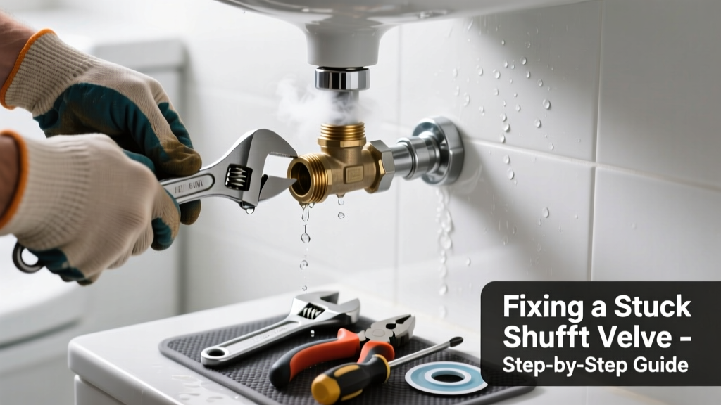 Fixing a Stuck Water Main Shutoff in the Bathroom