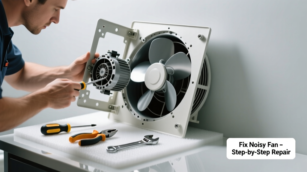 Fix a Noisy Bathroom Fan Making Unusual Sounds