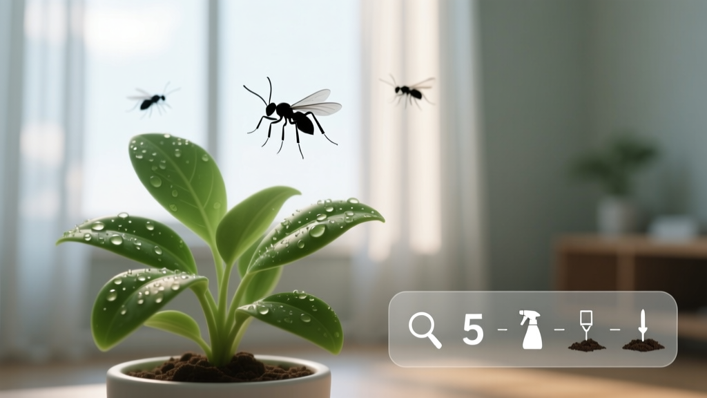 Black Bugs on Indoor Plants: Causes & Safe Fix