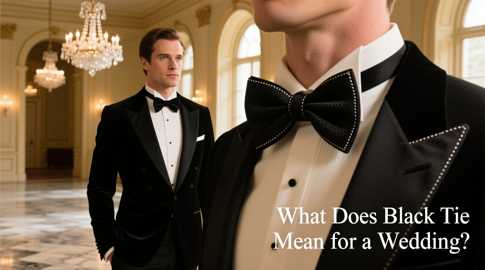 what does black tie mean for a wedding