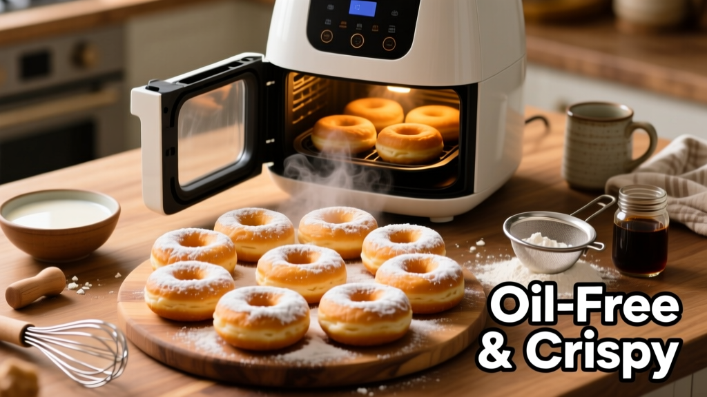 Air Fryer Buttermilk Donuts: Crispy, Light & Oil-Free