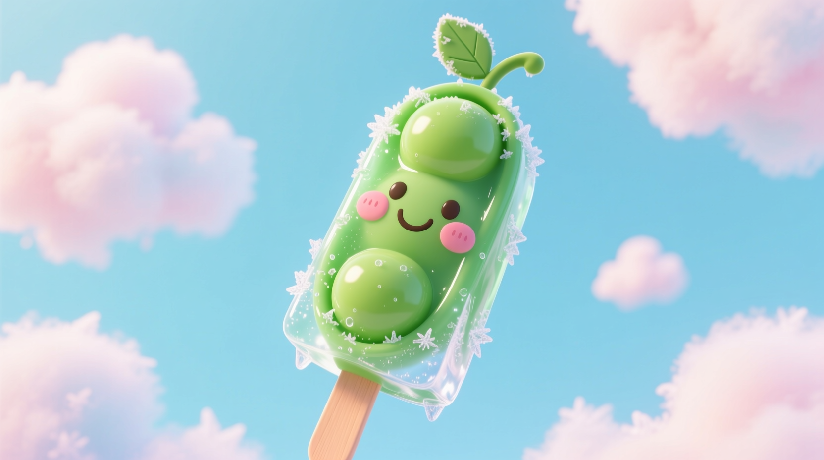 give your kid who hates vegetables some frozen pea sicl