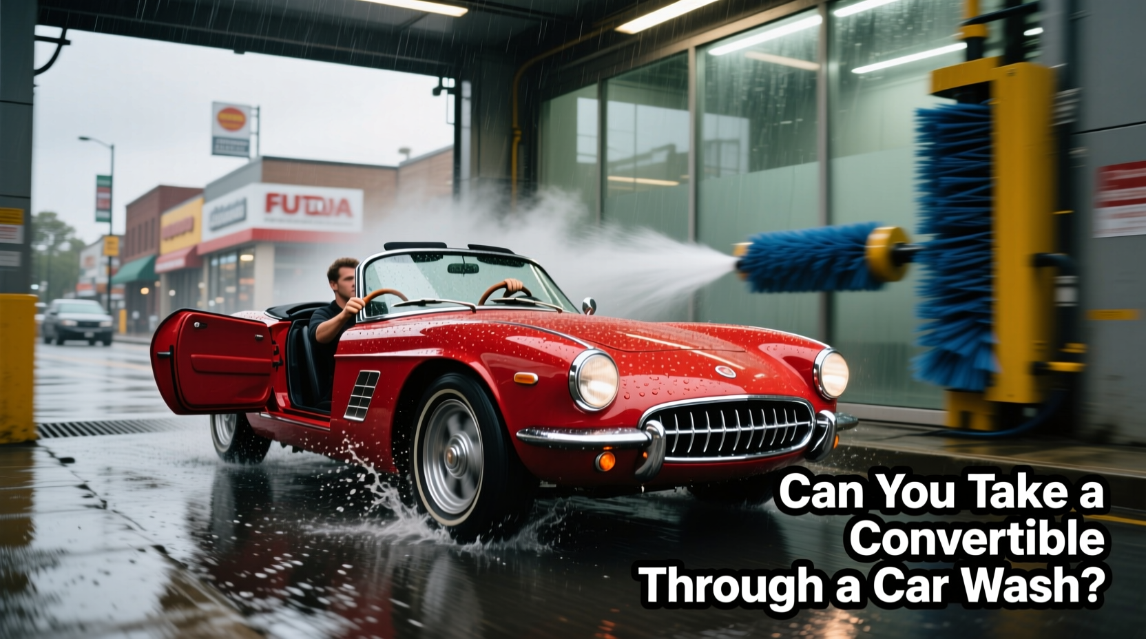 can you take a convertible through a car wash