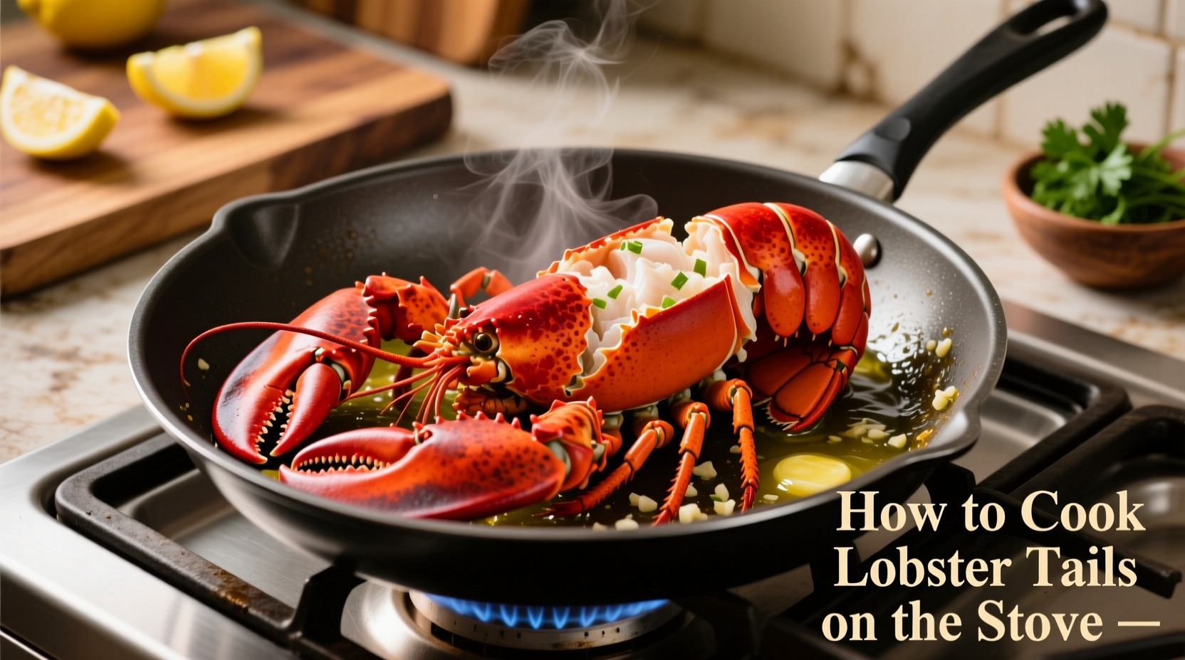 how to cook lobster tails on the stove