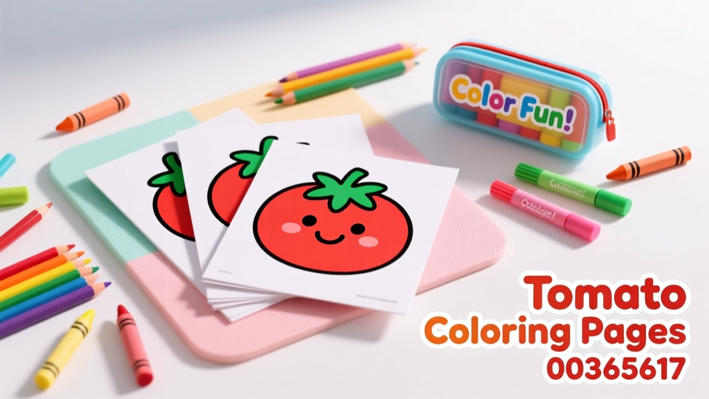 Tomato Coloring Pages_00365617: Safety, Educational Value, and Developmental Benefits for Children Ages 3–8
