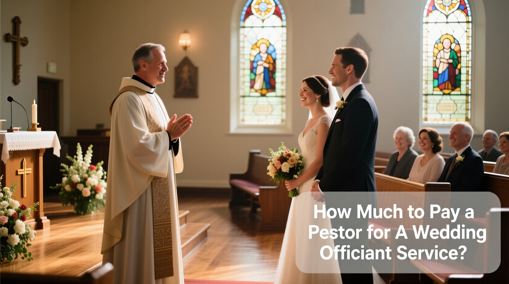 how much do you pay a pastor for a wedding