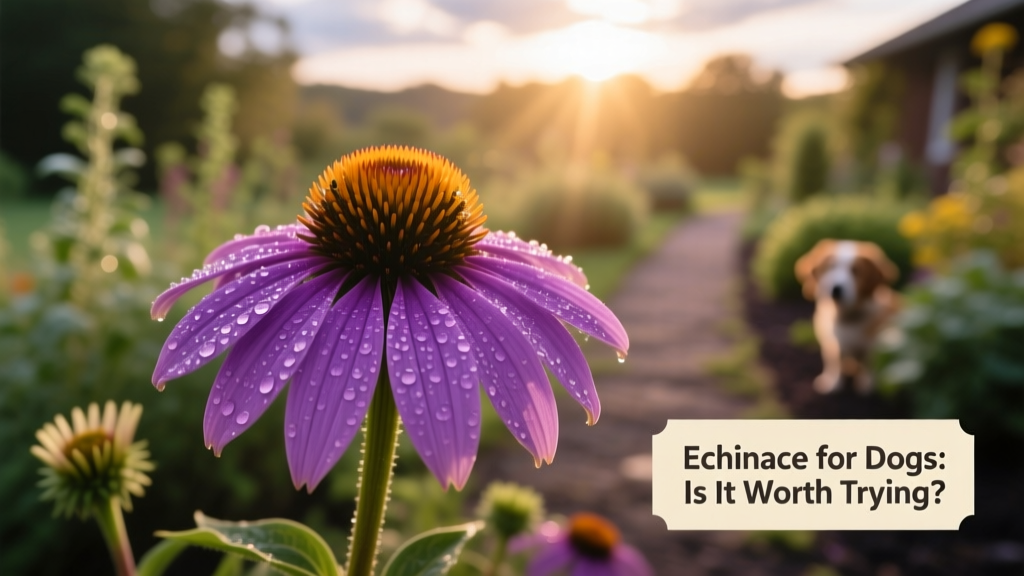 Close-up of purple coneflower (Echinacea purpurea) in bloom