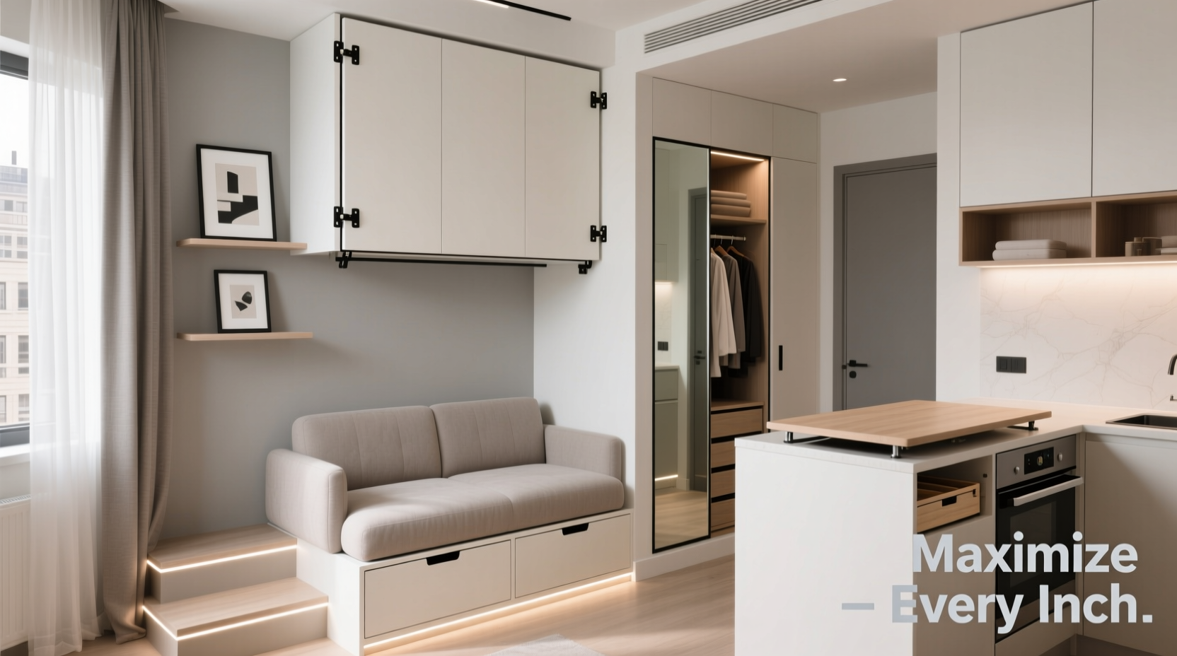 Image showcasing Best Hidden Storage Ideas For Tiny Apartments That Maximize Square Footage