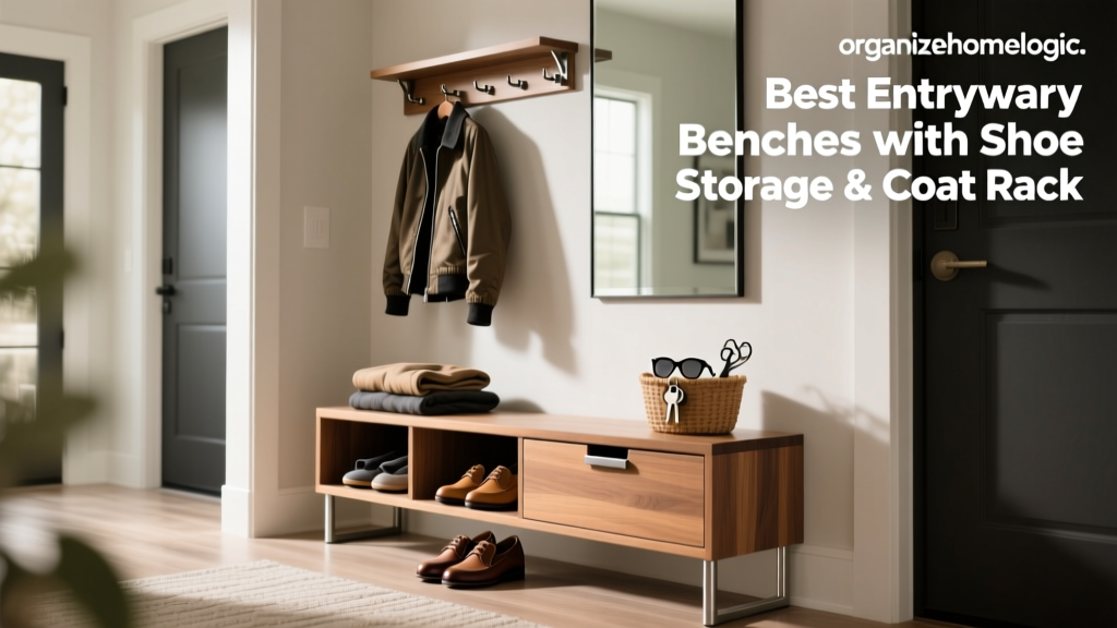 Best Entryway Benches with Shoe Storage & Coat Rack