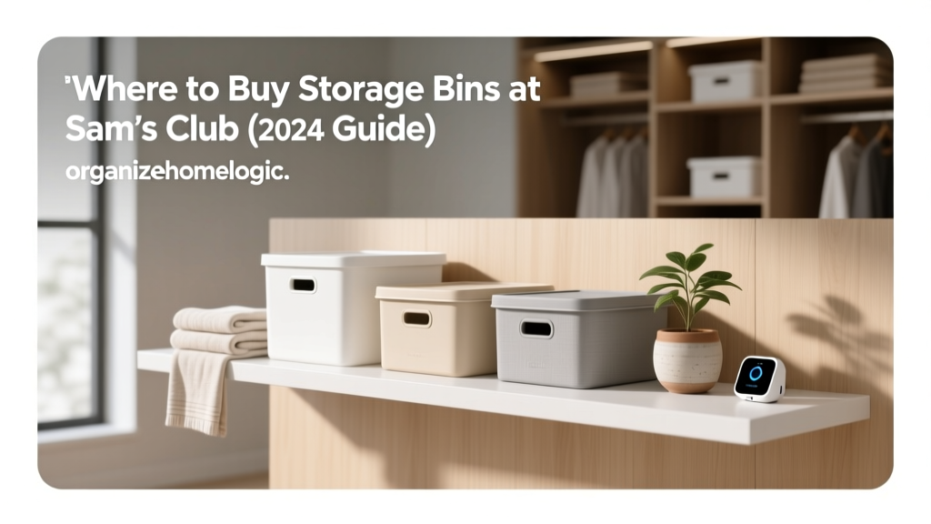 Where to Buy Storage Bins at Sam's Club (2024 Guide)